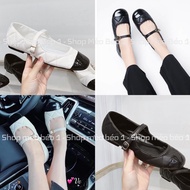 Cnk doll shoes with round toe straps and bare sole, fullbox