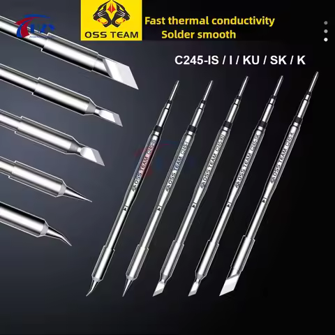 OSS C245 Soldering Iron Tip C245-K/KU/SK/I/IS Precision Welding Repair Kit Compatible for T90B HS02A