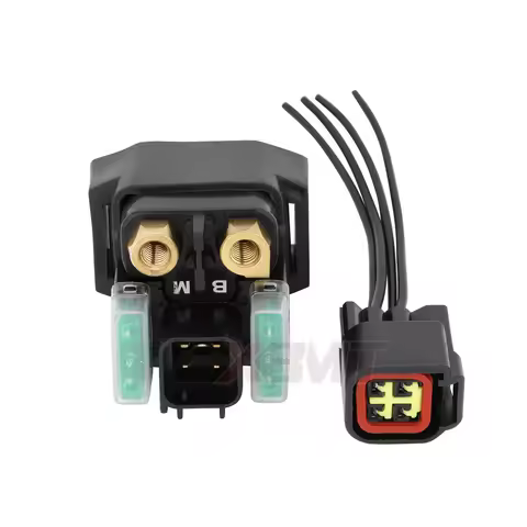 Motorcycle Electrical Starter Solenoid Relay w/Plug For Suzuki VL800 DL1000 GSX600F SV650 SV650S SV1