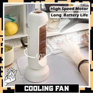 Spinning Fan Portable USB Rechargeable 3 Speed Fan Stand Table Fan Auto-rotating Mini Fancy Air Cooler Table Fan USB