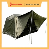 Deer Creek  Safari XL 2.0 Auto Tent Two Room Cabin Black/Khaki/Green