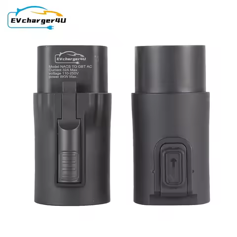 EVCharger4U Tesla to GBT EV Charging Adapter 32A 8KW Chinese Brand Electric Vehicle GB/T Charger Ada