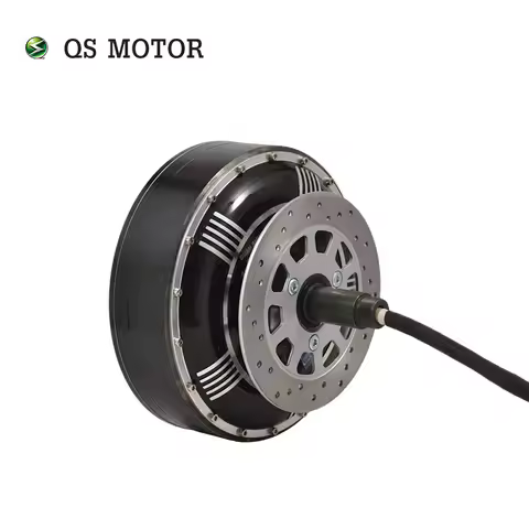 QS Motor 6000W 273 45H V3 type 2wd 96V 110KPH BLDC brushless hub motor single shaft hub motor for el