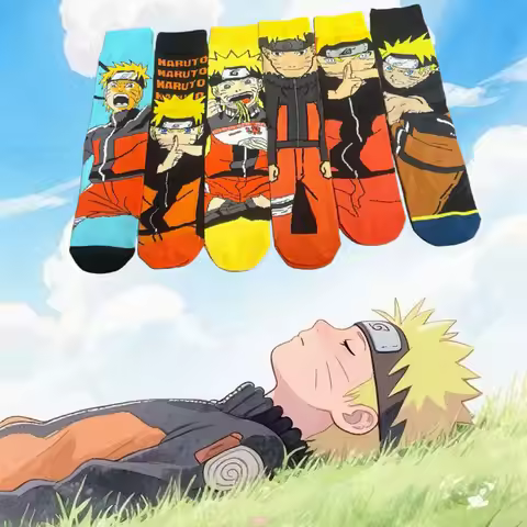1/6 Naruto Anime Cosplay Knee-High Socks Unisex