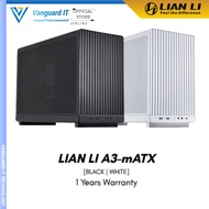 LIAN LI A3-MATX PC Case - BLACK / WHITE