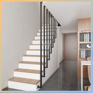 Simple staircase handrail modern design creative loft villa fence protection railing art personality