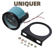 UNIQUER 12V 52mm, Stainless steel Diameter 2-1/16inch (52mm) Universal  Level Gauge Meter, Not easy 