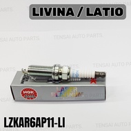 NGK_LASER IRIDIUM SPARK PLUG LZKAR6AP-11_NISSAN LIVINA/LATIO