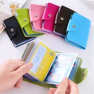 24-Slot Leather Card Wallet Card Holder/ Atm Card Holder/