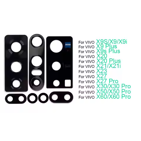 Rear Back Camera Glass Lens For ViVo X9S X9 X9i X20 X21 X21i X23 X27 X30 X50 X60 Pro Plus Replacemen