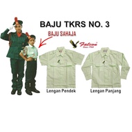 UNIFORM BAJU TKRS NO. 3 LENGAN PENDEK LENGAN PANJANG (Baju sahaja) Tunas Kadet Remaja Sekolah Kadet Remaja Sekolah