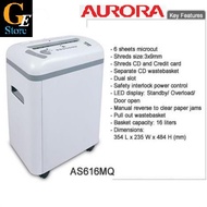 Aurora AS616MQ Paper Shredder