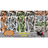 GT 128 MODENAS Stripe Stiker Sticker MODENAS GT128 (1) GT 128 BODY COVERSET COVER SET KAVERSET KAVER