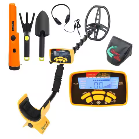 MD6450 Data Show and Back Light Function Gold Metal Detector Search Pro MD-6450 Underground Long Ran