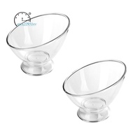 2PCS Clear Coffee Pod Stand Plastic Coffee Capsule Container Creamer Holder Coffee Storage Salad Bow