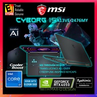 MSI Laptop Cyborg 15 A13VE-2476MY AI Gaming (i7-13620H/16GB DDR5/512GB SSD/6GB RTX 4050/15.6" IPS 14