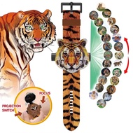 Baby Shark Kids Watch 24 Image Projector Minnie Children's Toy Digital Watch Buzz Lightyear