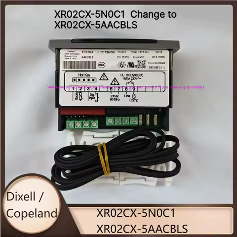 XR02CX-5AACBLS XR02CX-5N0C1 Copeland Electronic Temperature Controller XR02CX Freezer Refrigerator T