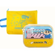 Crayon Shin-Chan Authentic Stainless Steel 304 Kids Toddler Food Meal Tray for Kindergarten Made in 
