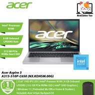 Acer Aspire Lite 15 AL15-31P-P9YD 15.6'' FHD Laptop Notebook Steel Grey ( N6000, 8GB, 512GB SSD, Int