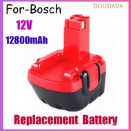 For-Bosch 12V Drill 12800mAh Ni-MH Rechargeable Baery for-Bosch 12V Drill GSR 12 VE-2 GSB 12 PSB 12 BAT043 Replacement B