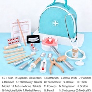 Kids Doctor Play Set for 3Y+ - Simulation Medical Box with Little Dentist Nurse Costume, Girls Prete