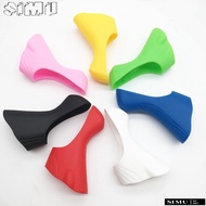 SIMULR 1 pair Bracket Covers, Road Bike Silicone Bracket Hoods,   Bike Protective Hoods for ST-4700,