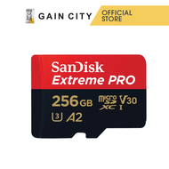SANDISK EXTREME PRO MICROSD CARD 256GB | ACTION CAMERA | DRONE | SDSQXCD-256G-GN6MA