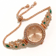 Jam Tangan Wanita Mewah dengan RANTAI SERUT Jam Tangan Wanita Fashion Korea Tali Serut