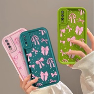Sweet pink bow knot cover for OPPO A57 4G 2022 A53 4G 2020 A7 A5S A79 A93 A94 F11 Reno 4 Reno 5F Rea
