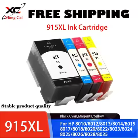 915 915XL Ink Cartridge,for HP 8010/8012/8013/8014/8015/8017/8018 e Series 8020/8022/8023/8024/8025/