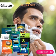 GILLETTE MEN’S RAZORS: Fusion5, ProGlide, ProShield, Labs, SkinGuard - 4s/8s/12s Cartridge & Razors