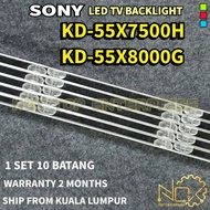 SONY KD-55X7500H KD-55X8000G TV LED BACKLIGHT BARU READY STOCK KD55X7500H KD55X8000G KD-55X8000 55X8