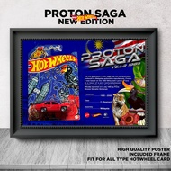 Frame Hotwheels Proton Saga 1985 Poster With Frame