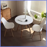COD Nordic Round Table For dining table set space saver Coffee Table Wooden center table for living