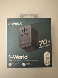 🈹 Momax 旅行插頭 Travel Adaptor (Max 70w)