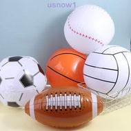 AHOUR1 Inflatable Football, Rugby Basketball Inflatable Baseball, Water Games Blow Up Sport Balls Be