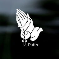 Sticker CUTTING Spiritual Christian Catholic Reflective STICKER Variations Of Car Motorcycle LAPTOP Waterproof