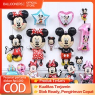Disney Mickey Mouse Minnie Mouse Large Character Foil Balloon Disney Character Cartoon
