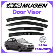 (4PCS/SET) PROTON SAGA VVT 2016-2024 Mugen Door Visor Air Press Window Door Visor