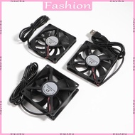 NAV 1PC 80mm DC 5V Fan 8010 8015 8025 USB  Brushless Exhaust Cooling Fan