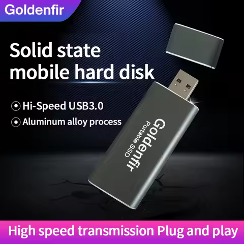 Goldenfir Mini Portable SSD USB 3.0 60GB 64GB 120GB 128GB 240GB 256GB 480GB 512GB 960GB 1TB External