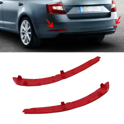 Rear Bumper Reflector Light For Skoda Octavia 5E A7 Sedan 2013 2014 2015 2016 2017 Car-Styling 5E594