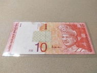 rm10 Ali Abul Hassan banknote center sign aah Siri 10 tenth series 10th Wang kertas duit lama sepulu
