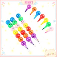 Rainbow Colored Pencils 1 Set of 7 Colors Rainbow Emoji Patterned Stackable Colored Pencils