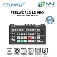 FEELWORLD L3 PRO Video Switcher is built for high-demand productions, with 8 channels supporting 4xS