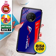 Lab Casing Case Infinix Note 7 Terbaru [ Fashion Case ROG Aestetic ] Case Hp Infinix Note 7 - Hardca
