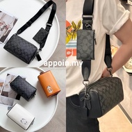 CH CJ 674 675 818 100% C Brand AXEL sling bag man Classic print pillow bag cowhide beg lelaki