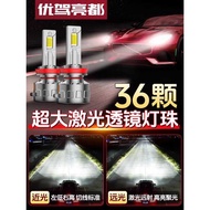 Euler led Headlight High Beam Low Beam Integrated H7 Car Light Modified Black Cat White Cat Little W