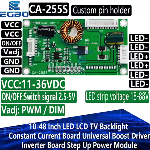 CA-255S 10-48 Inch LED LCD TV Backlight Constant Current Board CA-255 Universal Boost Driver Inverte